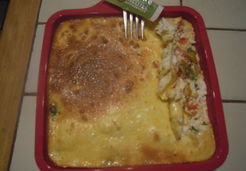 Gratin de poivrons au chèvre - Marie T.