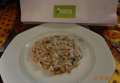 Risotto al sanguinaccio (boudin) - Coralie D.