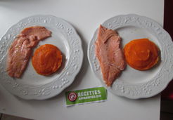 Escalopes de saumon et sa purée - Myriam S.