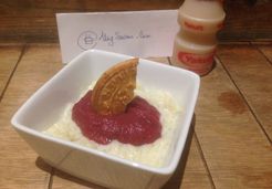 Riz au lait et sa compote de fruits - Marion B.