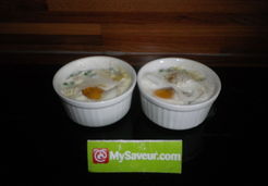 Oeuf cocotte express aux petits pois - Christiane C.