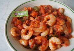 Crevettes basquaise - Celine T.