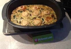 Clafoutis champignons courgette - Veronique C.