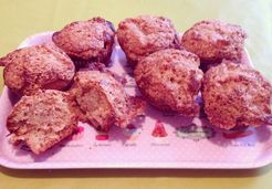 Muffins Poires Fraises Cannelle - Alice R.