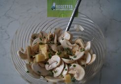 Salade de champignons de Paris et comté - Celine T.