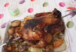 Poulet à la broche au Boursin avec ses pommes de terre - Marina S.