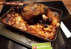 Gigot d'agneau rôti  - Lynda T.