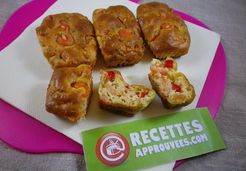 Cake poivron et crevettes - Laure G.