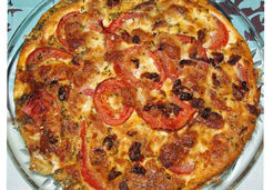 quiche sans pâte tomates mozzarella - Vanessa P.