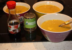 Soupe poireaux curry au soja {Thermomix} - Marina S.