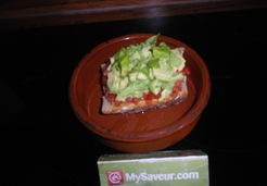 Bruschetta à l'avocat  - Christiane C.