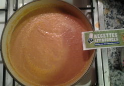 soupe tomates-poireaux à l'ail - Jean rené B.