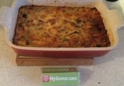 Clafoutis de courgette et poivron - Veronique C.