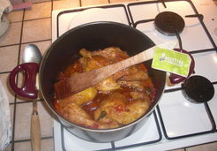 Poulet en cocotte rouge - Lucie O.