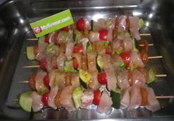 Brochette de poulet basilic - Christiane C.