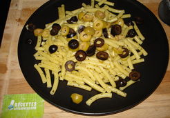 Macaronis aux olives - Adeline A.