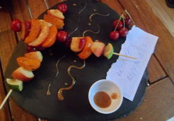 Brochette de fruits de saison - Anne-sophie P.