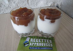 Verrine fraîche compote - Virginie B.