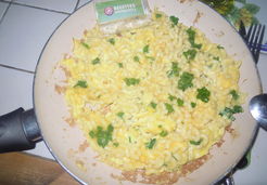 Omelette aux coquillettes - Marie T.