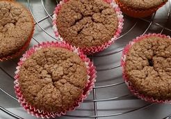 Muffins choco-noisettes sans gluten - Mélanie T.