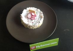 Bavarois de chèvre aux radis - Alexandra A.