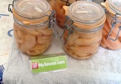 Conserve de poires au sirop léger - Veronique C.
