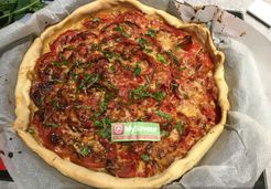 Tarte tomates basilic - Virginie B.