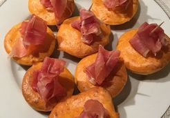 Tapas courgette poivron jambon cru - Hélène D.