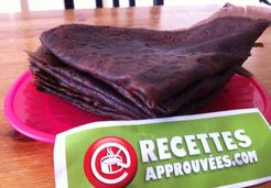 Crêpes tout chocolat (thermomix ou non) - Eva I.