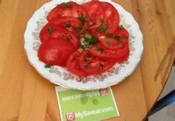 Carpaccio de tomates - Alwena L.
