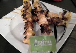 Brochettes de poulet mariné à l'huile Toscoro - Sandra M.