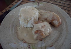 Filet de poulet à la crème et aux champignons - Lynda T.