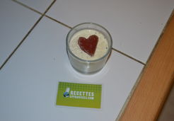 Panna cotta de la Saint Valentin  - Florence G.