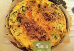 Ma Tarte brocolis/Saumon/Champignons - Anne-Caroline W.