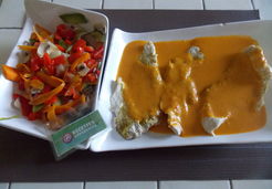 Poulet curry et tagliatelles de légumes (au Thermomix) - Marie T.