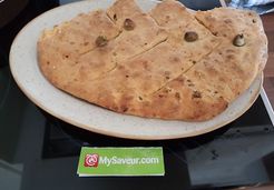 Focaccia olives chorizo - Thermomix - Lynda T.