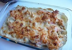 gratin chou-fleur saumon fumé  - Alexandra A.