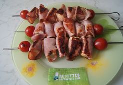 Brochettes de saumon au bacon - Celine T.