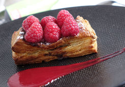 Vol-au-vent coco-choco-framboises - Les Frères Cherblanc