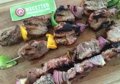 Brochettes au filet mignon de porc - Adeline A.