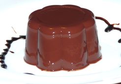 mon flan chocolat presque flambys - Véronique R.