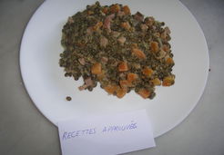 Lentilles au curry - Laetitia D.