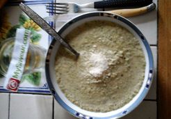 Velouté thym courgettes et parmesan - Marie T.