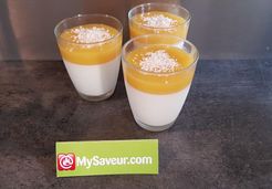 Panna cotta coco et mangue - Céline B.