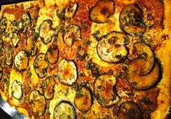 Pizza aux Aubergines - Michèle M.