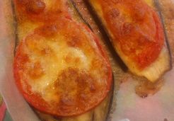 Aubergine tomate mozzarella au four - Severine H.