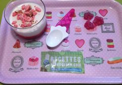 Panna Cotta au lait de coco et pralinés roses - Alice R.