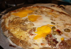 Pizza Bretonne Sarrasin/Jambon/fromage {Thermomix} - Marina S.