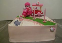 Gateau pink kitty pour petite puce tres girly  - Anne-sophie P.