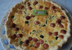 Tarte aux courgettes et knacki - Celine T.